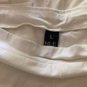 HUE white capris